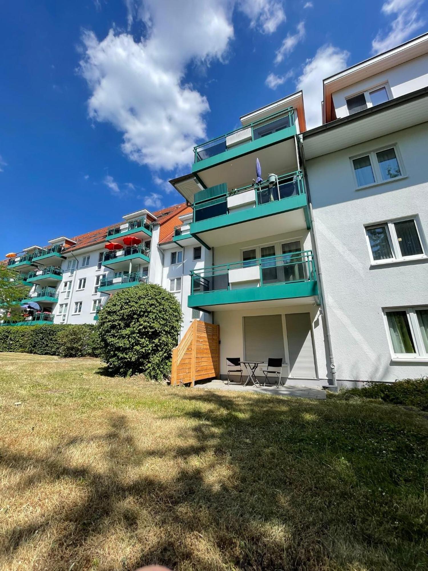 Traber Apartments Studio Kaffee Terrasse & Parken Leipzig Ngoại thất bức ảnh